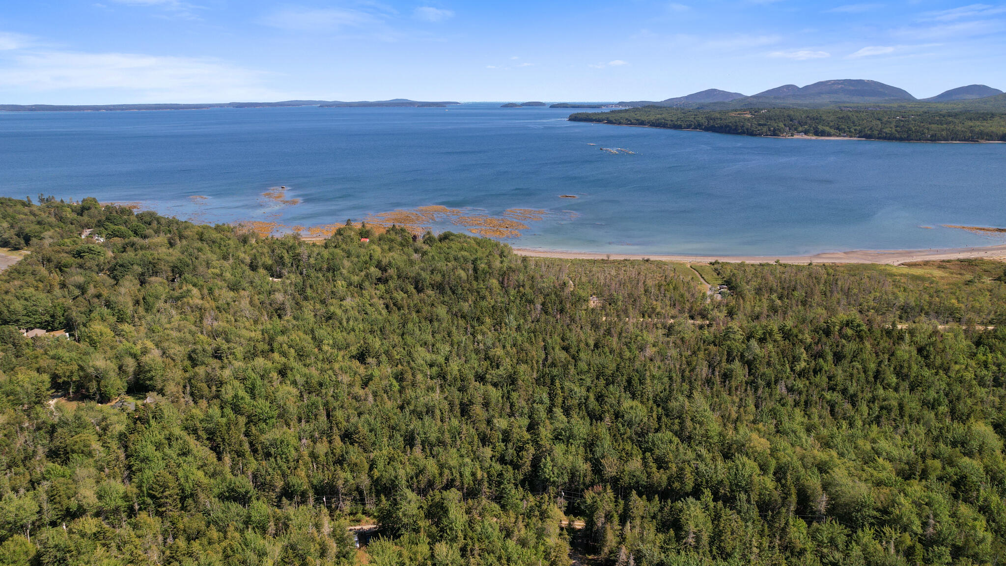 Lot # North Road Lamoine, ME 04605 - Photo 3 of 13 overview of the road