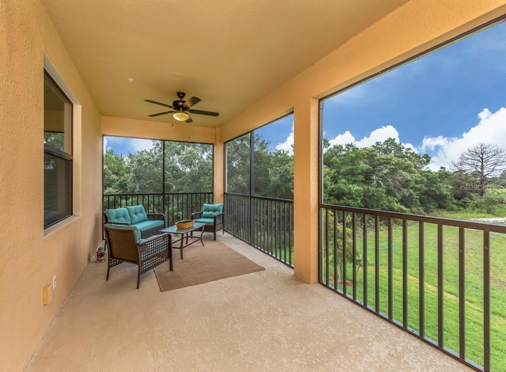 12550 Ghiberti Circle, Unit 201 Venice, FL 34293 - Photo 22 of 44 a balcony with furniture and a window