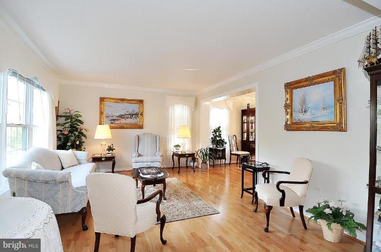 4107 Ulster Road Beltsville, MD 20705 - Photo 6 of 21 a living room with furniture a dining table and a potted plant