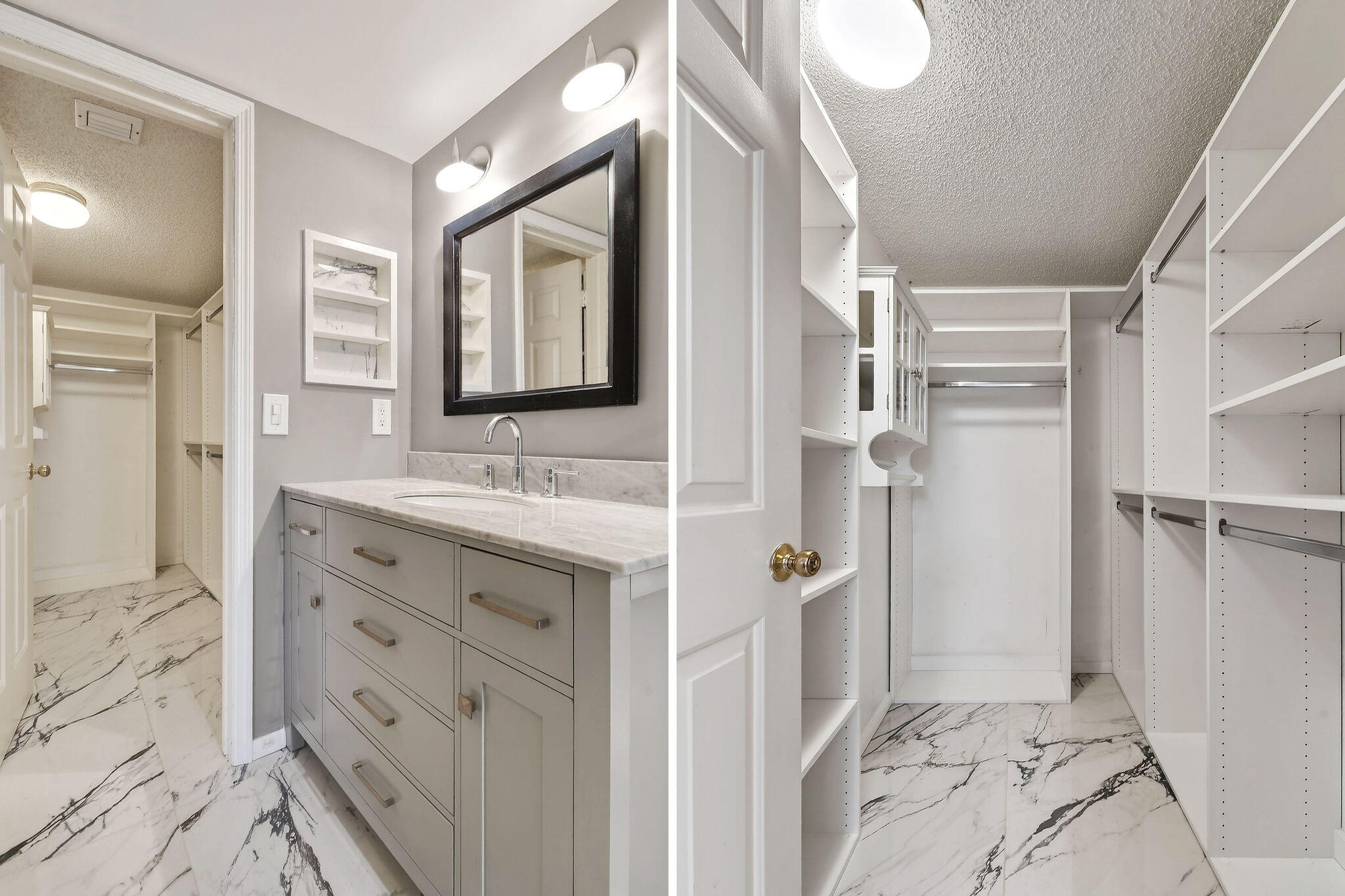 170 Seabreeze Circle Jupiter, FL 33477 - Photo 45 of 72 a bathroom with a double vanity sink mirror and double