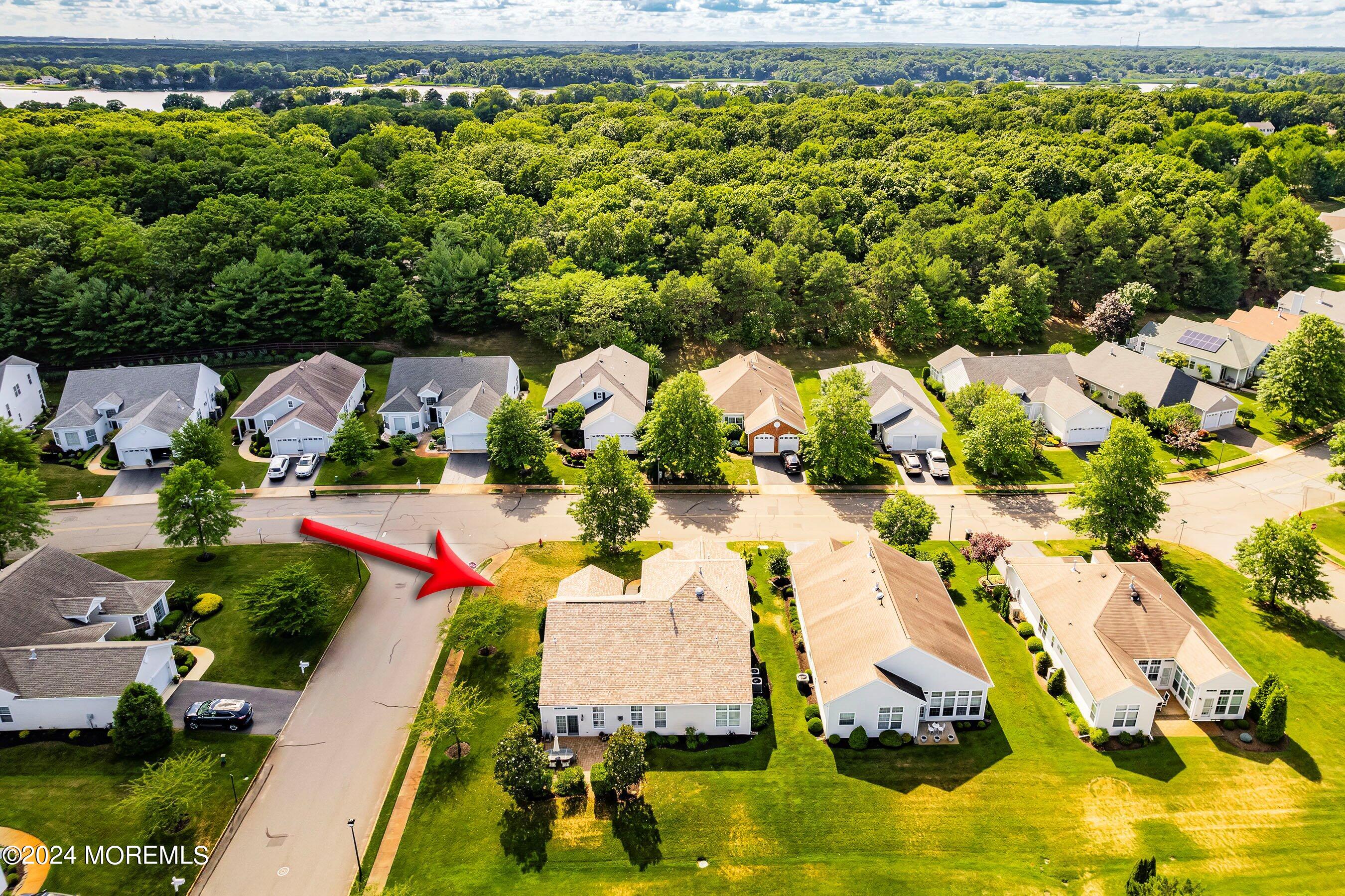 2550 Morningstar Road Manasquan, NJ 08736 - Photo 42 of 60 42-Back Aerial ARROW
