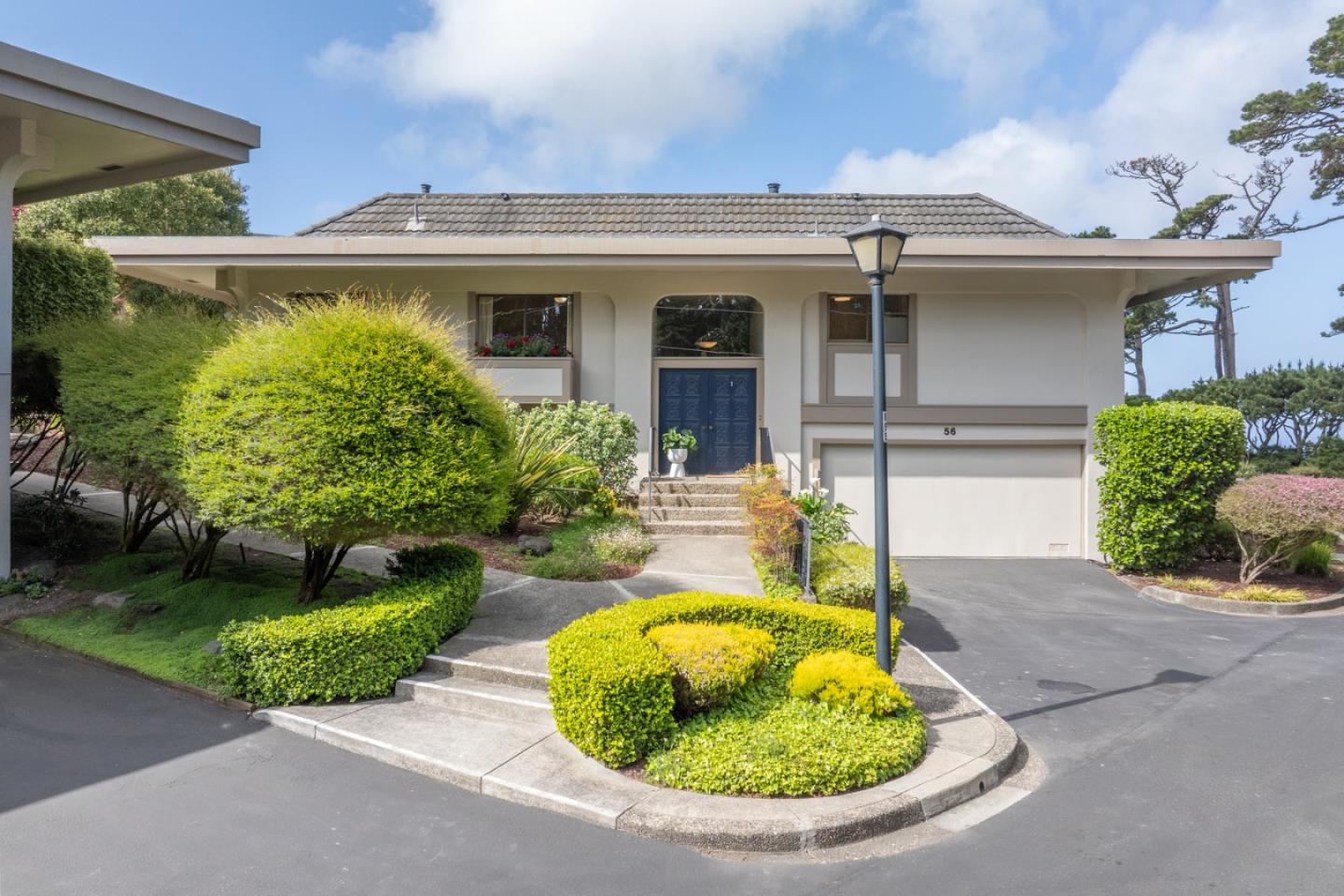 front view of house with a yard