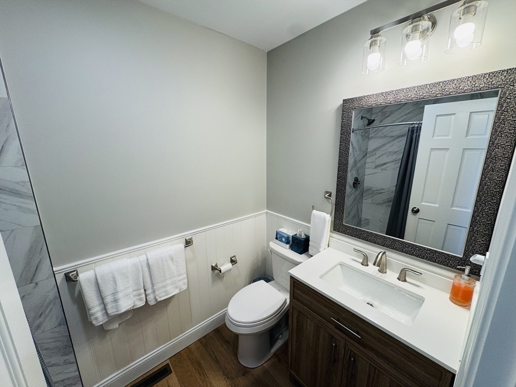 31 Deane Road Bernardston, MA 01337 - Photo 29 of 35 a bathroom with a sink and a mirror
