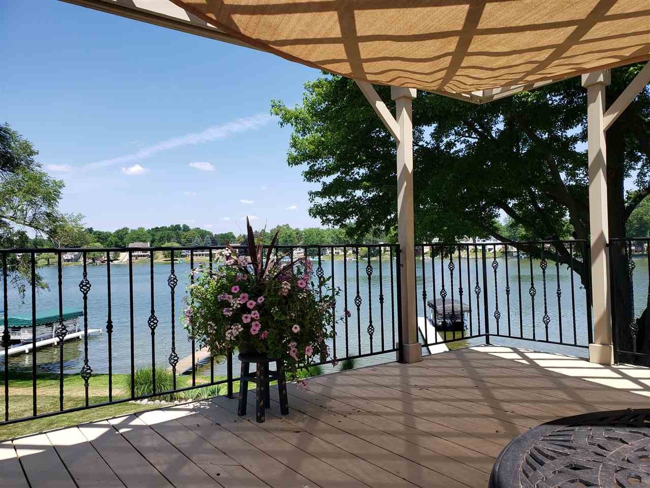 13526 South Horrell Road Fenton, MI 48430 - Photo 6 of 40 Pergola Provides Extra Shade