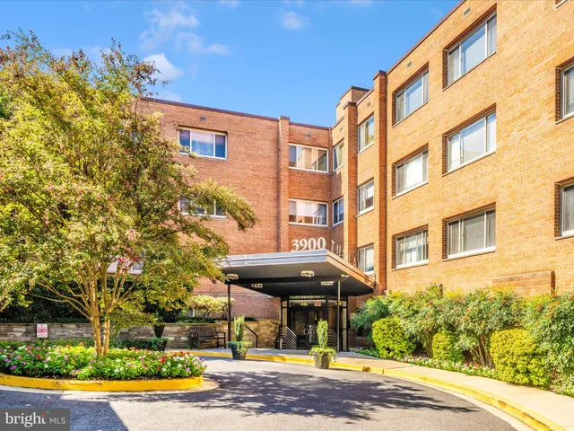 a front view of a building