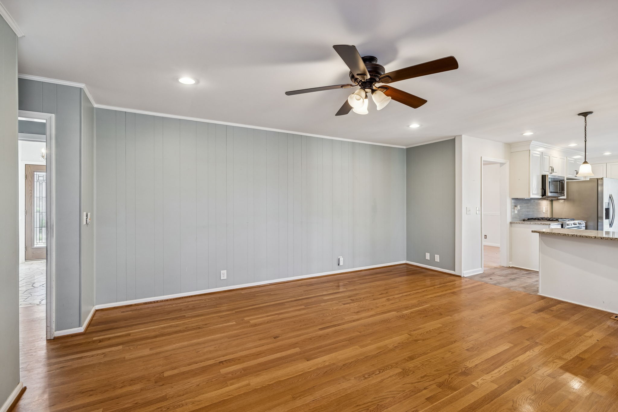 2234 Isaac Lane Franklin, TN 37064 - Photo 19 of 92 a view of a kitchen with a sink and a ceiling fan