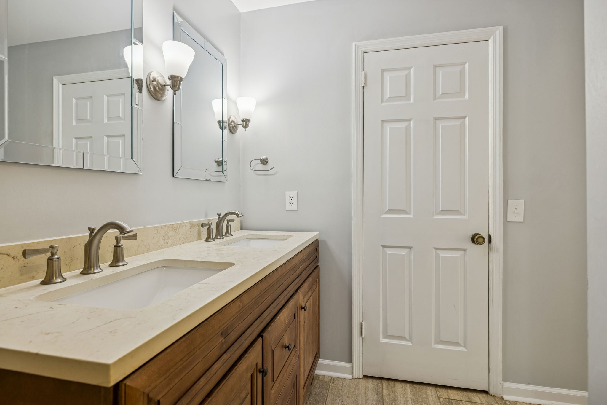 2234 Isaac Lane Franklin, TN 37064 - Photo 46 of 92 a bathroom with a sink vanity and a mirror