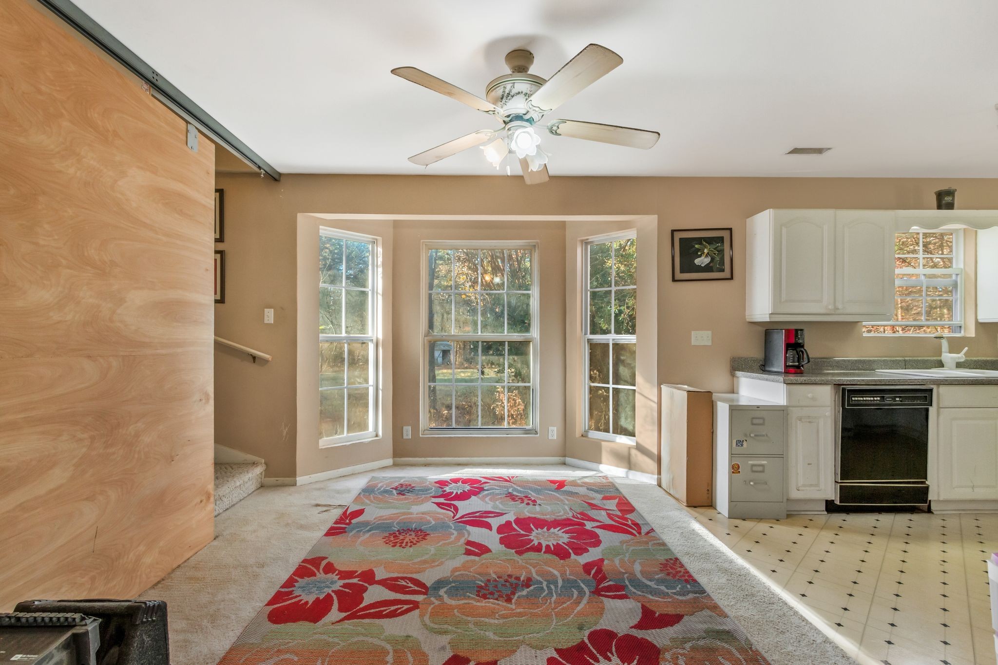 7164 Dice Lampley Road Fairview, TN 37062 - Photo 33 of 42 a bedroom with a bed and a large window with the outer view