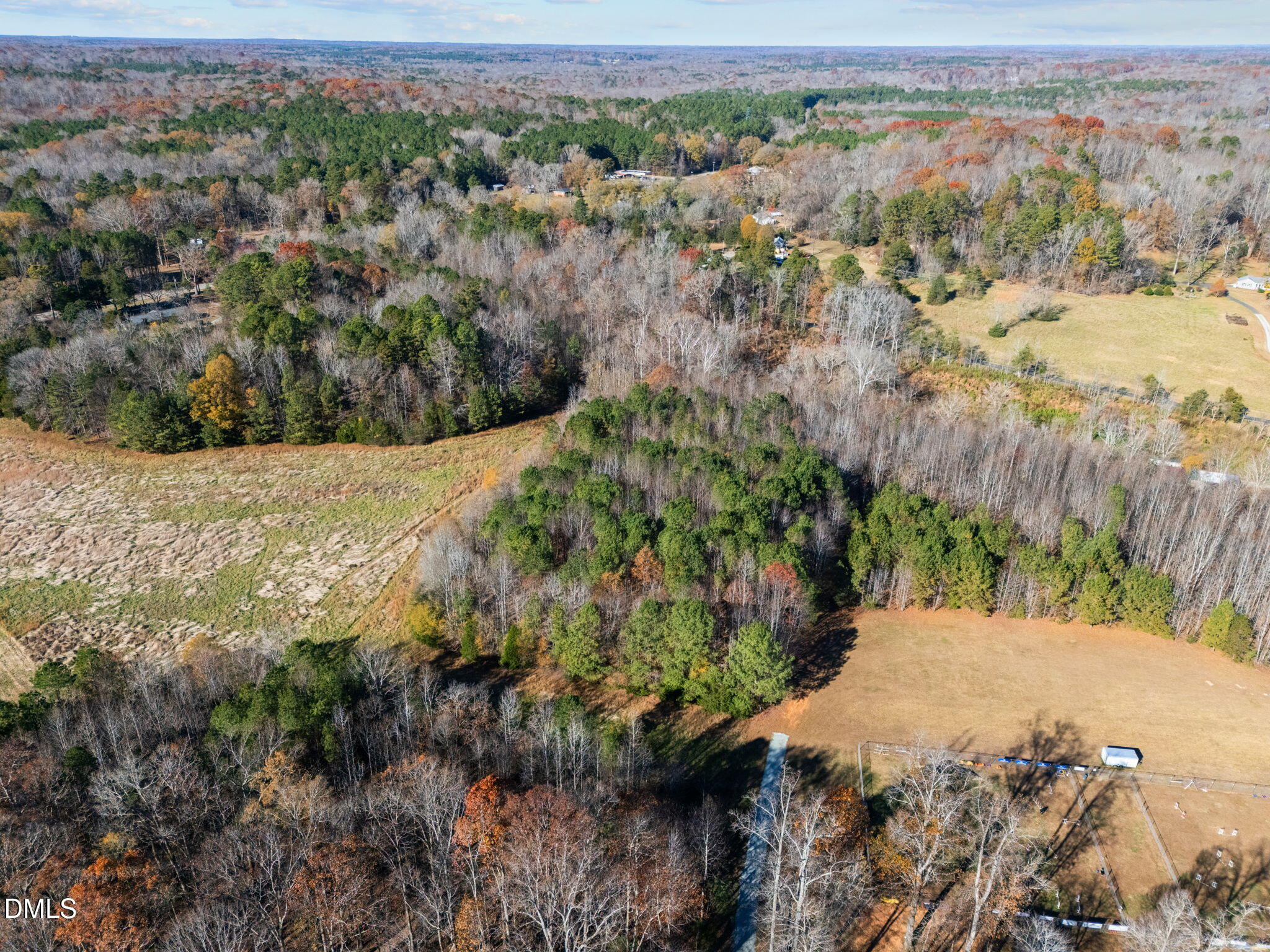 7884 South Lowell Road Bahama, NC 27503 - Photo 3 of 12 a view of a yard with a lake