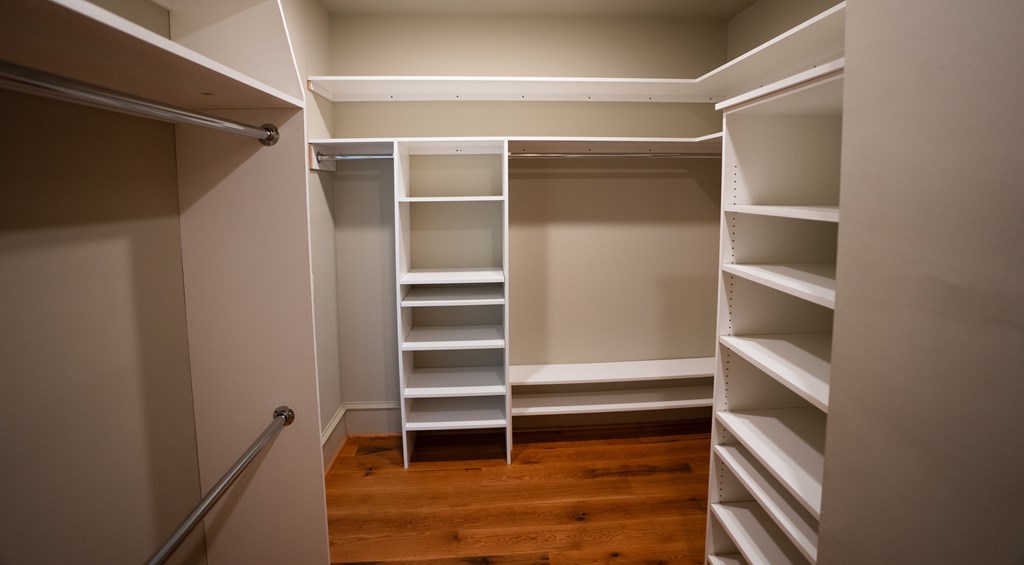 1201 Front Avenue, Unit 203 Columbus, GA 31901 - Photo 37 of 54 a view of walk in closet with empty racks