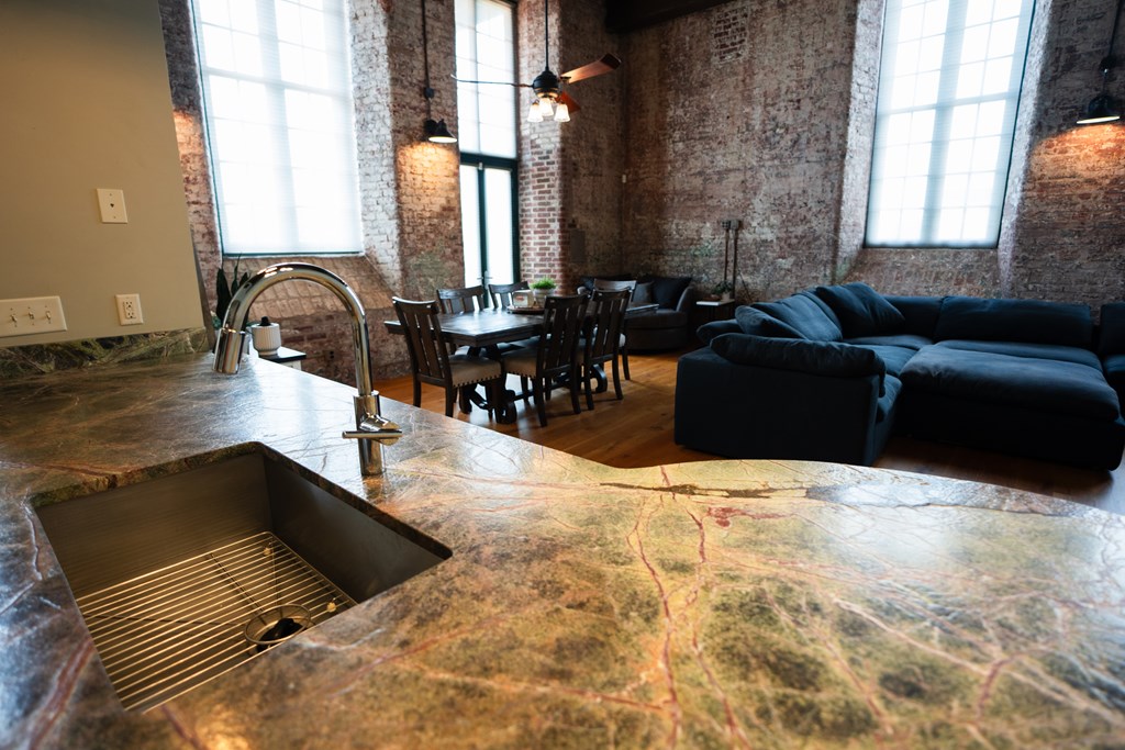 1201 Front Avenue, Unit 203 Columbus, GA 31901 - Photo 6 of 54 a living room with furniture window and a couch