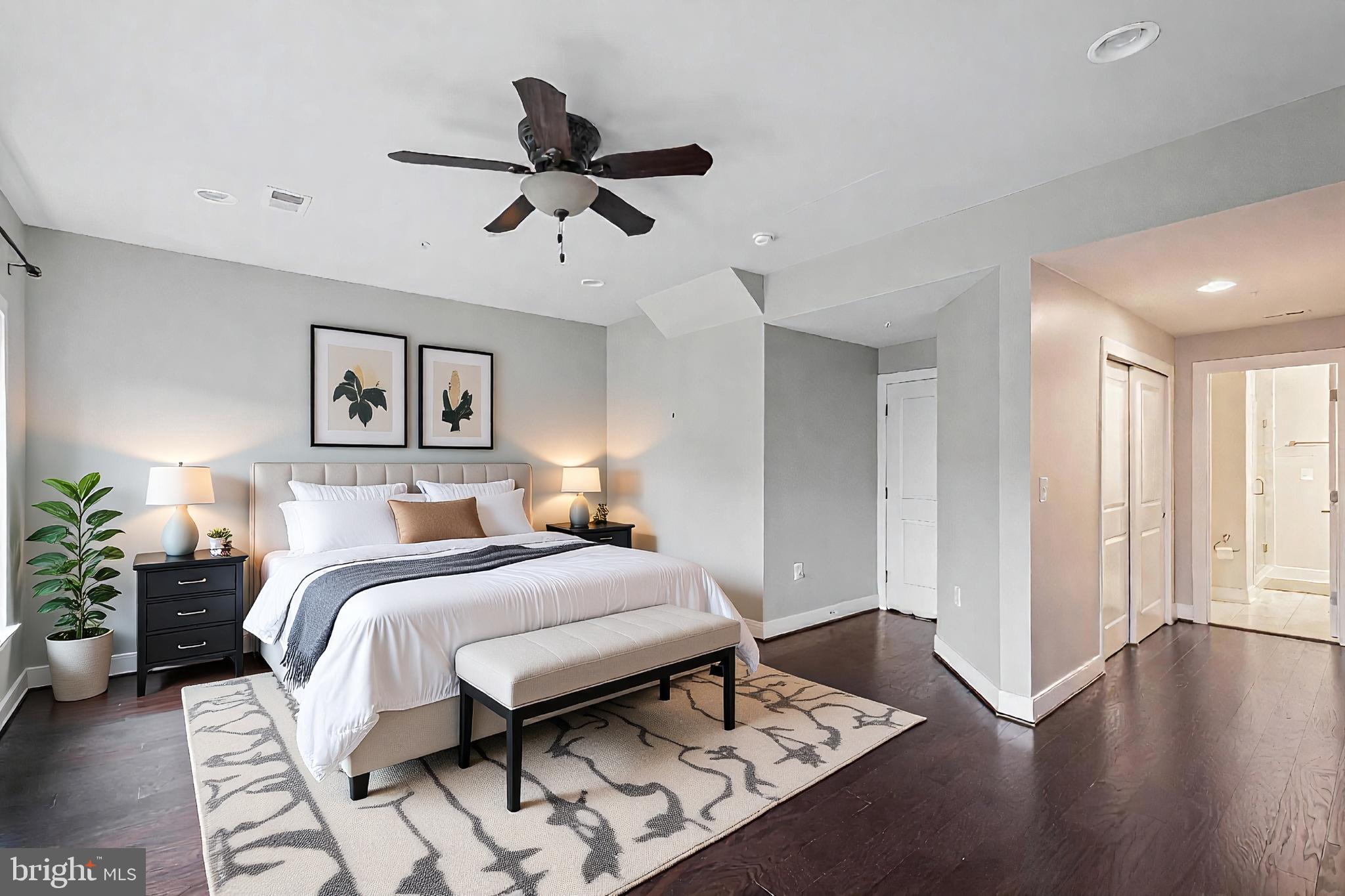 1417 Van Valkenburgh Lane Alexandria, VA 22301 - Photo 28 of 45 a bedroom with a bed and a window