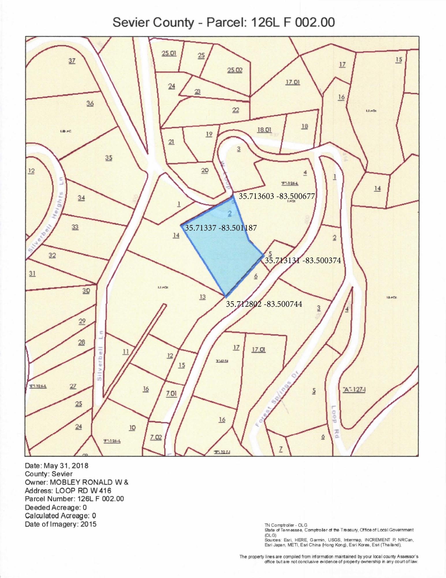 416 West Loop Road Gatlinburg, TN 37738 - Photo 6 of 6 416 W Loop MAP w GPS