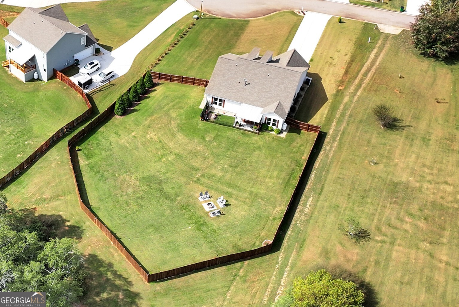 425 Crystal Way Cornelia, GA 30531 - Photo 29 of 46 an aerial view of a swimming pool