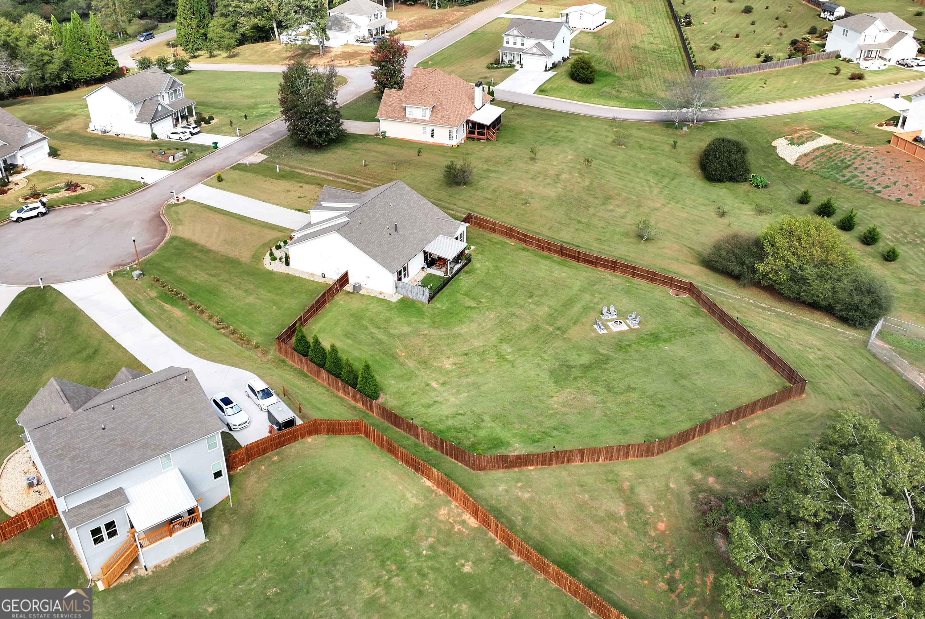 425 Crystal Way Cornelia, GA 30531 - Photo 46 of 46 an aerial view of a house with outdoor space