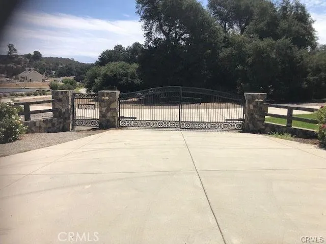 a view of a terrace with yard