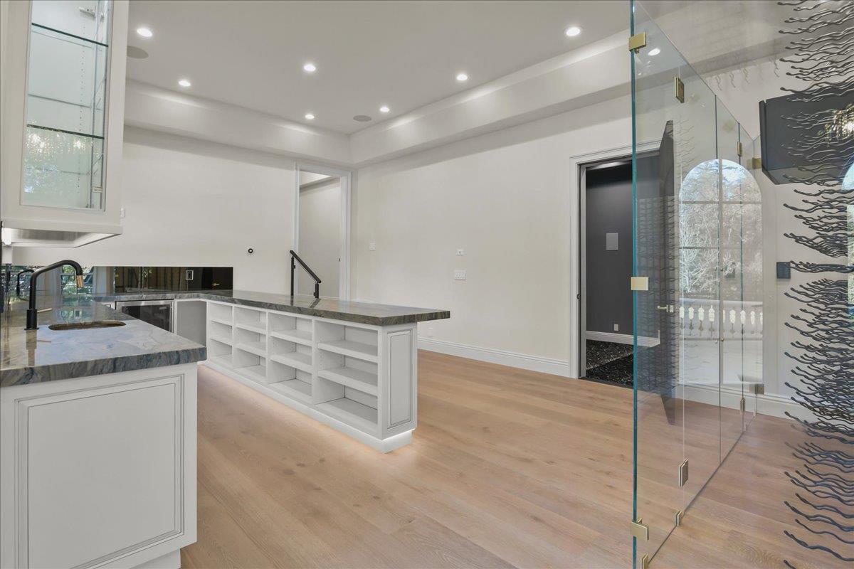 18911 Decatur Road Los Gatos, CA 95030 - Photo 50 of 143 a kitchen with kitchen island a sink stainless steel appliances and counter space