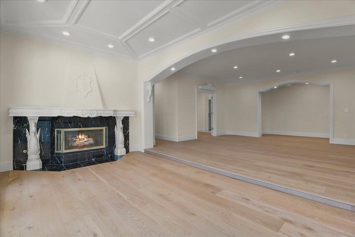 18911 Decatur Road Los Gatos, CA 95030 - Photo 55 of 143 a view of an empty room and a fireplace
