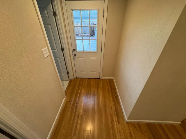 a view of wooden floor