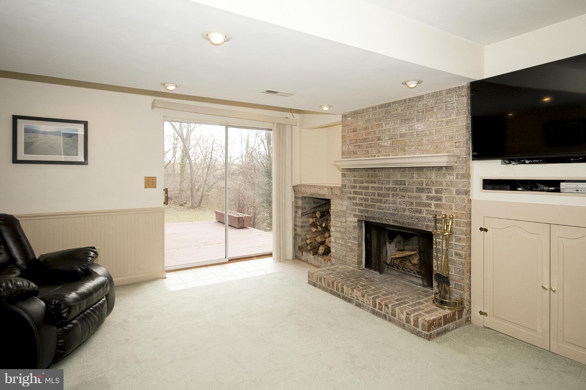 4540 Ridge Road Baltimore, MD 21236 - Photo 23 of 30 Rec Room w/Wood Burning Fireplace