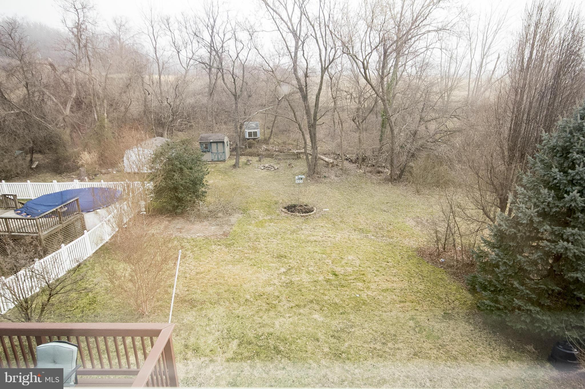 4540 Ridge Road Baltimore, MD 21236 - Photo 29 of 30 Rear Yard Backing to Trees