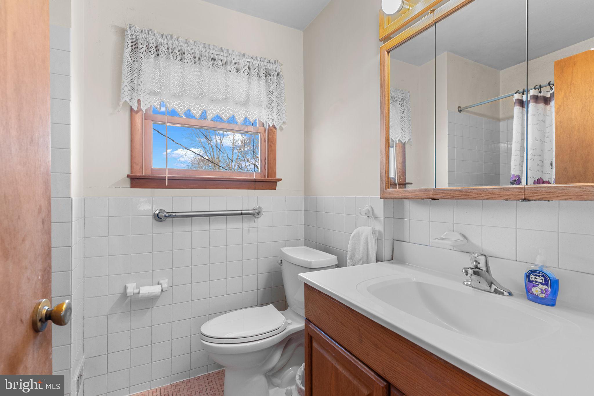 1001 Birch Road Warminster, PA 18974 - Photo 19 of 29 a bathroom with a sink a toilet and a mirror