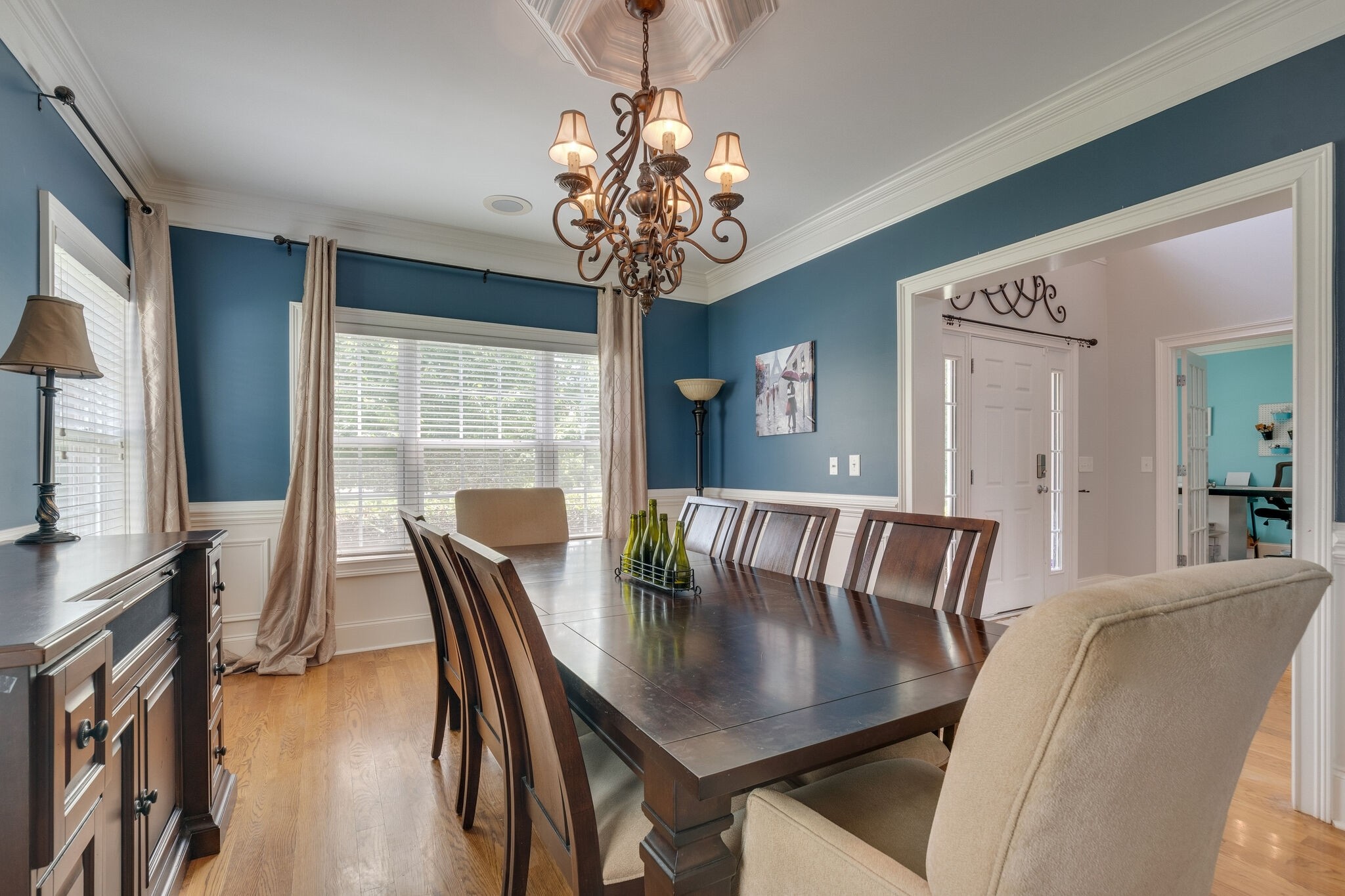 1608 Fair House Road Spring Hill, TN 37174 - Photo 5 of 40 a view of a dining room with furniture window and wooden floor