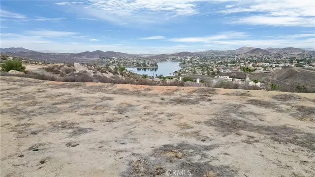 a view of city and mountain