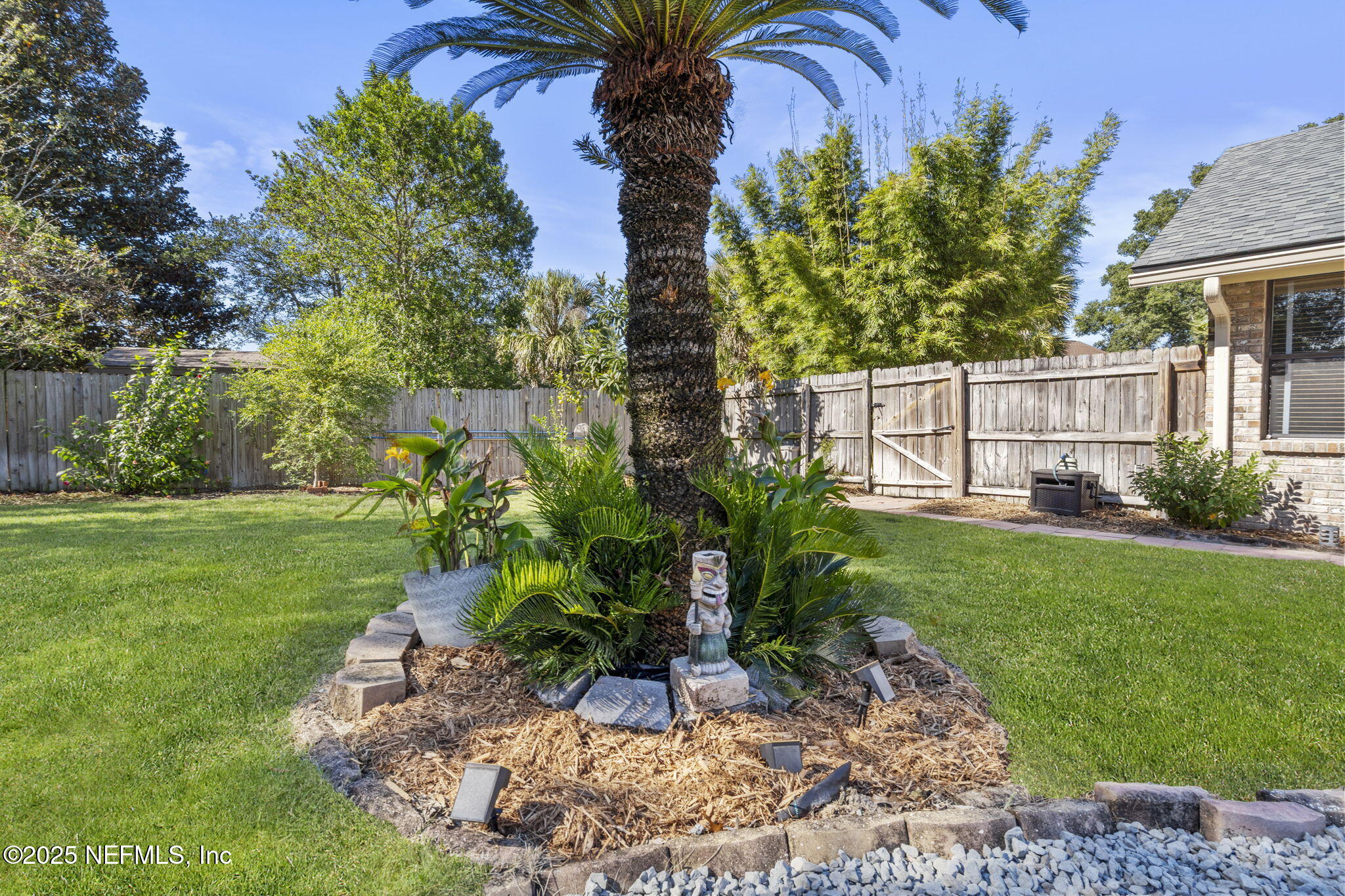 2587 Bayou Ridge Court Orange Park, FL 32065 - Photo 10 of 40 a view of a backyard with plants and garden