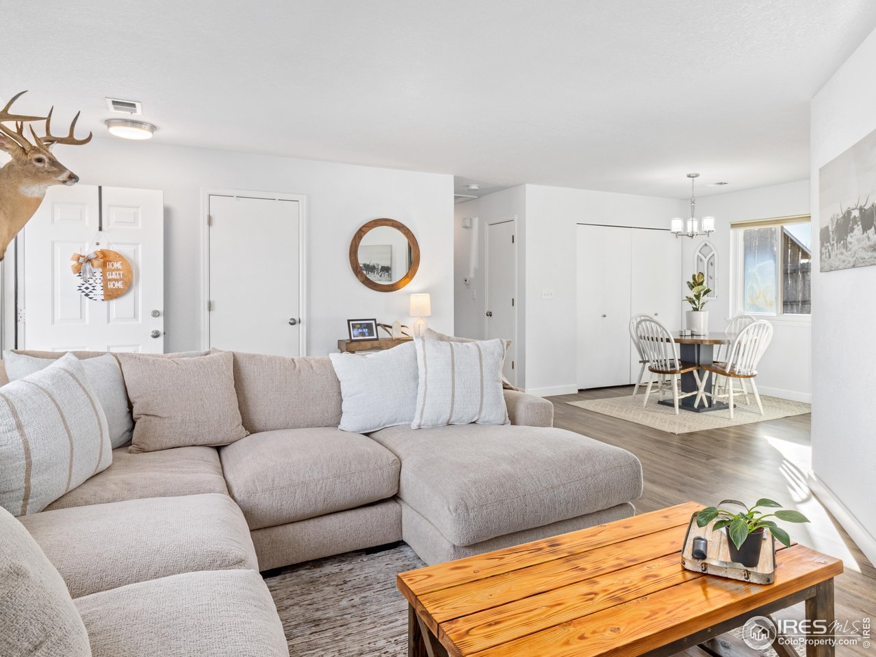 4610 Homestead Court Greeley, CO 80634 - Photo 2 of 18 a living room with furniture and wooden floor