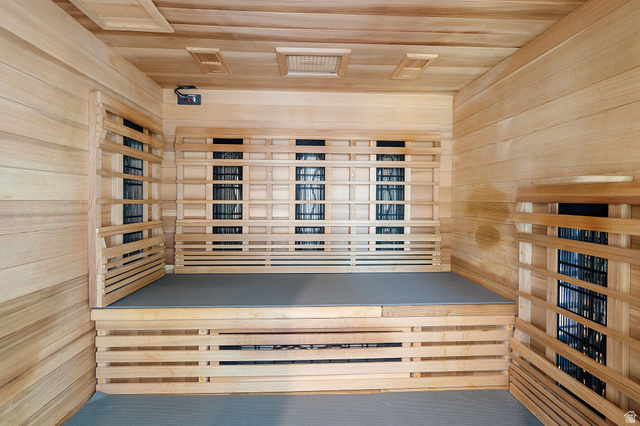 2917 Old Farm Road Washington, UT 84780 - Photo 79 of 105 Relaxing sauna with wood ceiling and wooden walls