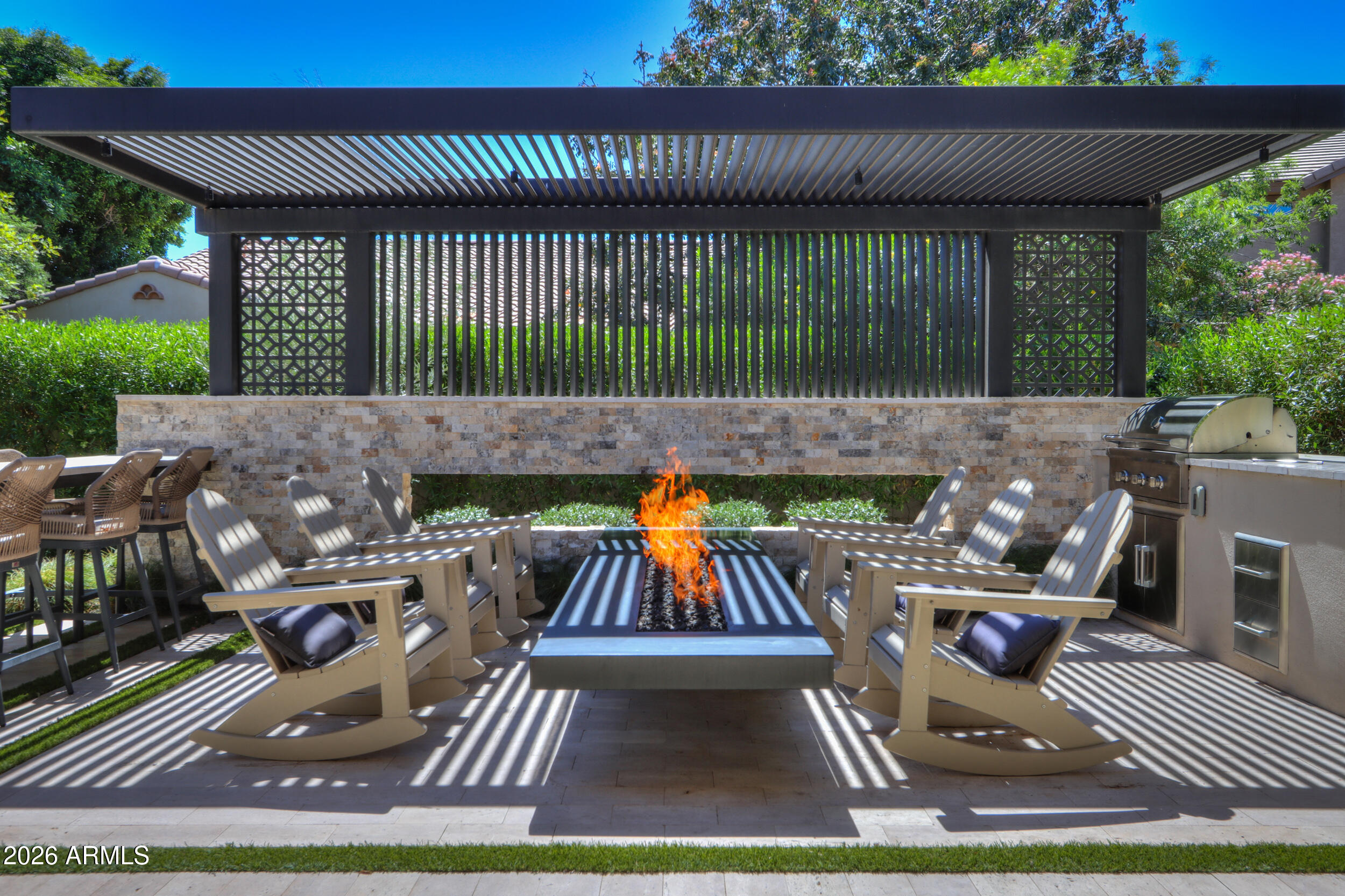 4575 East Waterman Street Gilbert, AZ 85297 - Photo 1 of 48 Outdoor gas fire table
