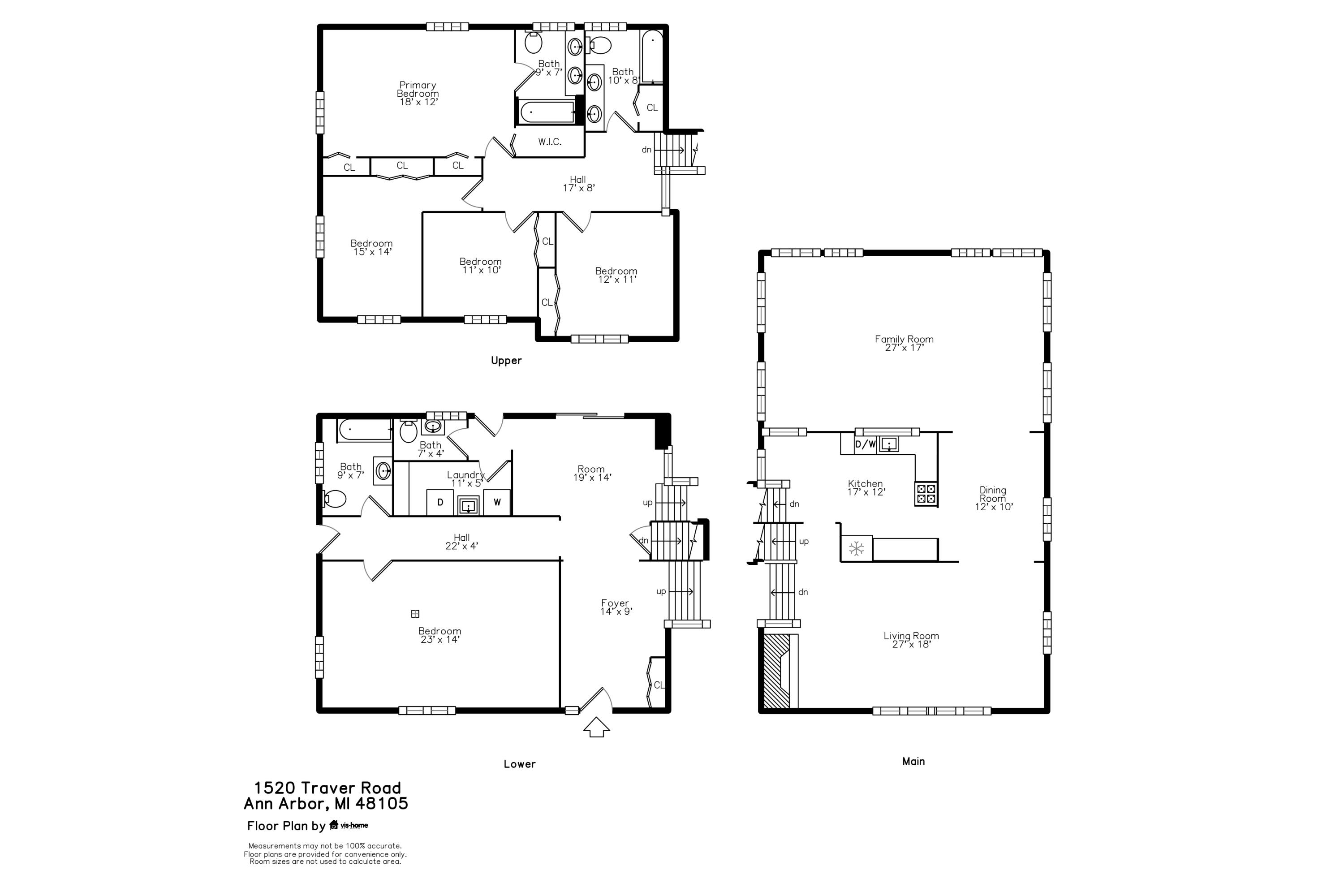 1520 Traver Road Ann Arbor, MI 48105 - Photo 60 of 60 plan_floorhc
