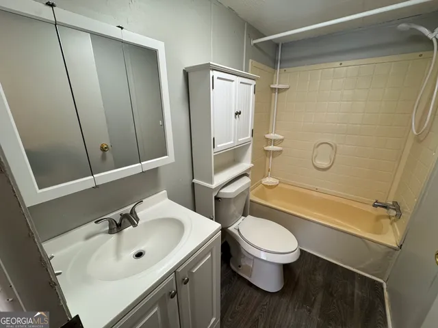a close view of kitchen countertops with a stove