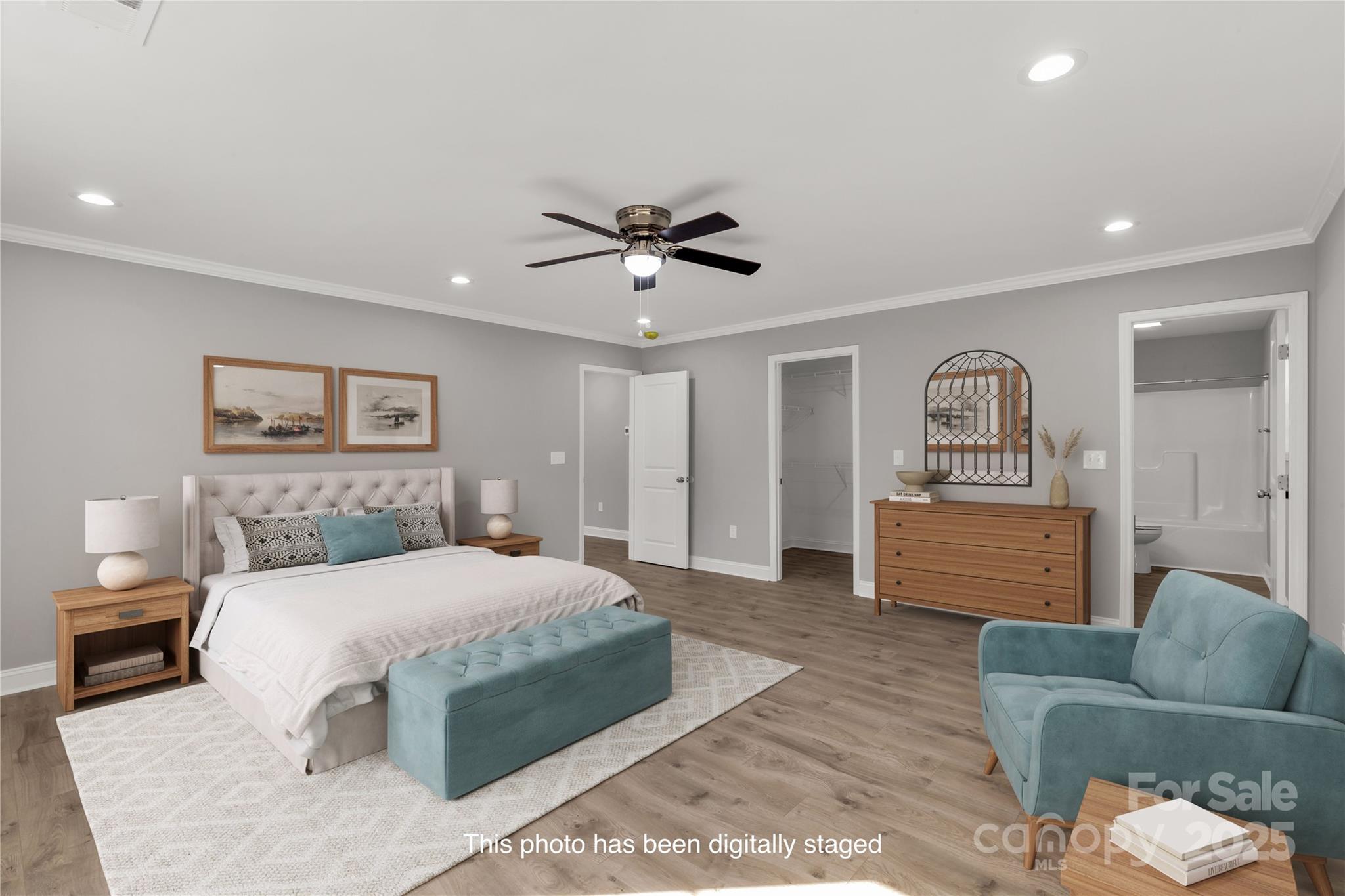 2166 Reeves Road Lancaster, SC 29720 - Photo 6 of 32 a bedroom with a large bed couch and dresser