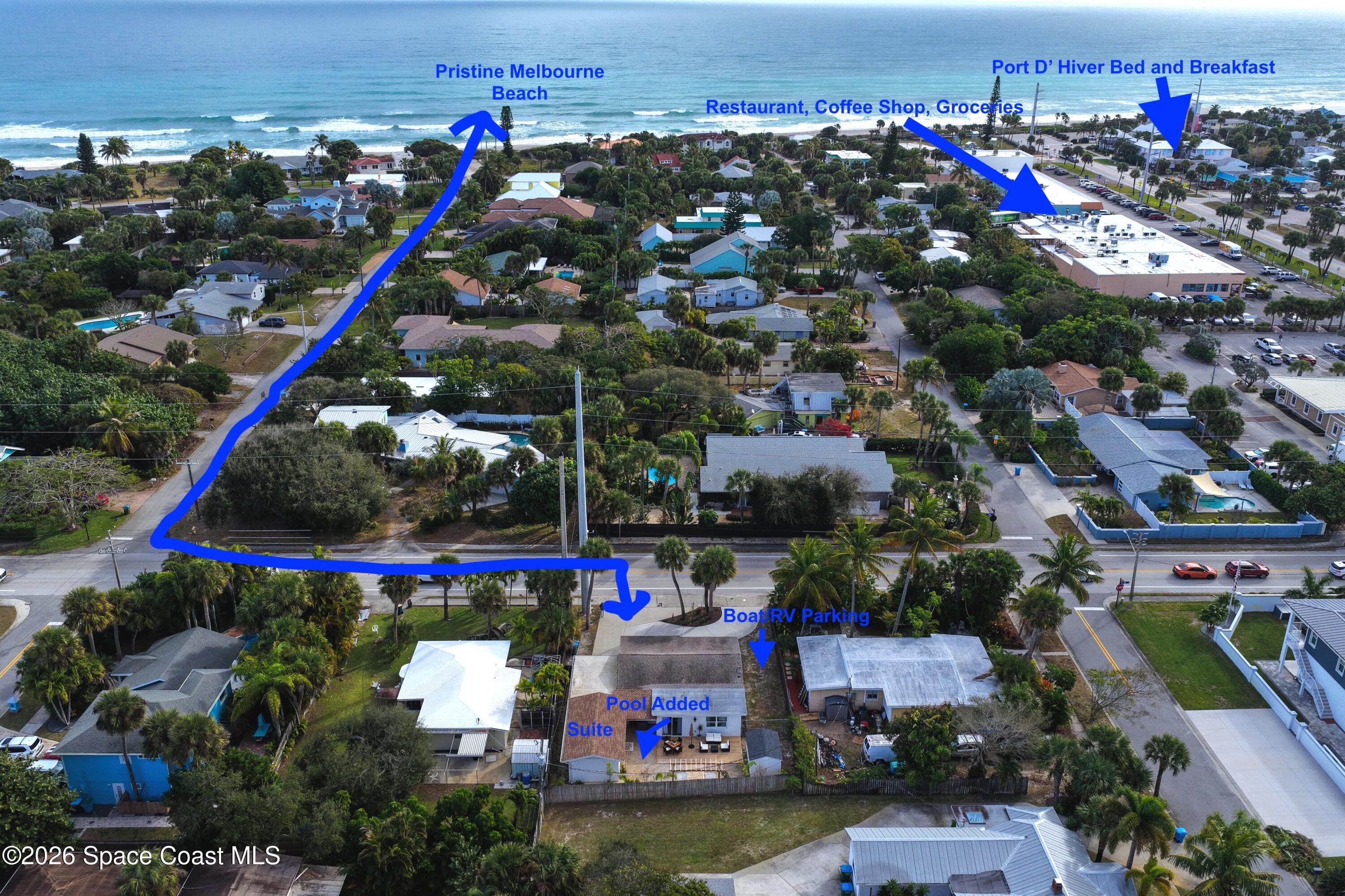 804 Oak Street Melbourne Beach, FL 32951 - Photo 7 of 51 a view of outdoor space