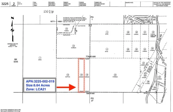 $20,000 | 250218 Vic Burns Canyon, Palmdale, CA 93551