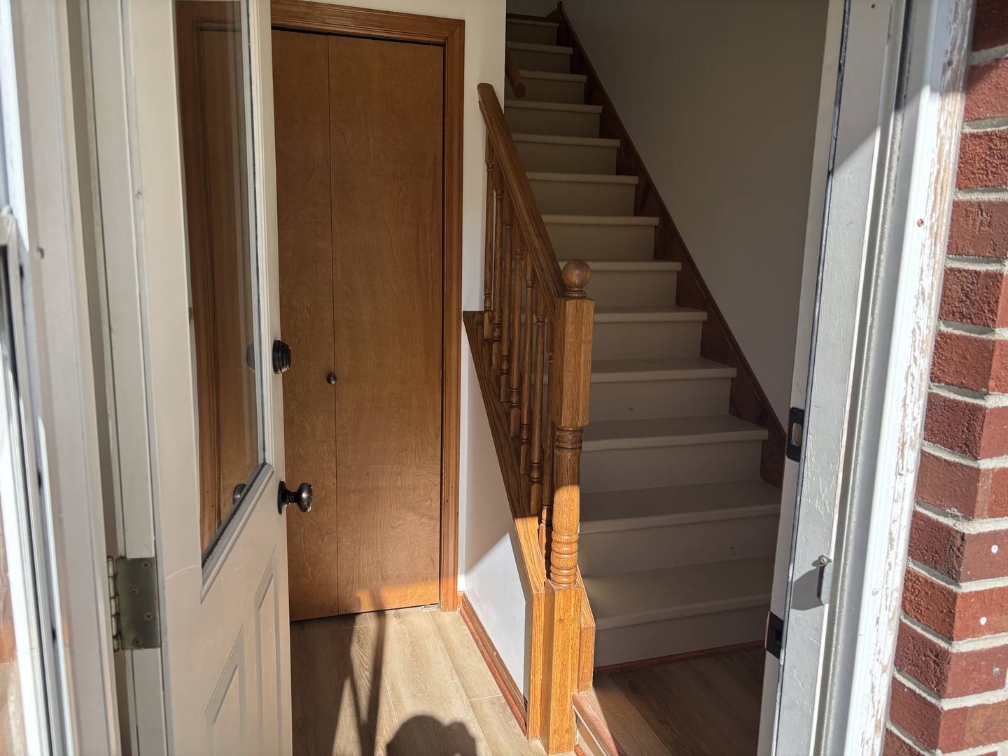 322 West Railroad Street, Unit 3 Marengo, IL 60152 - Photo 13 of 26 a view of entryway with wooden floor and stairs