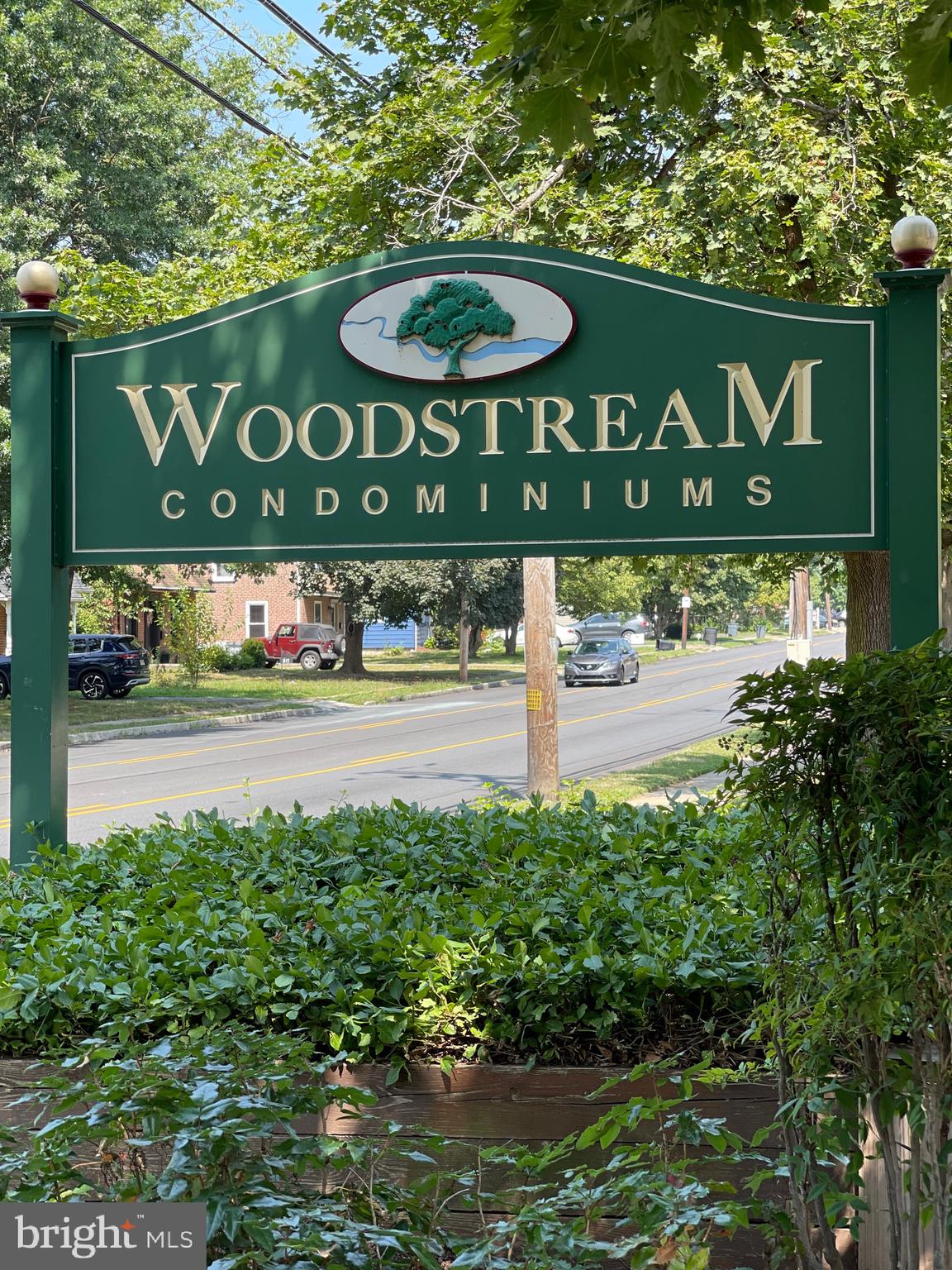 a view of a street sign