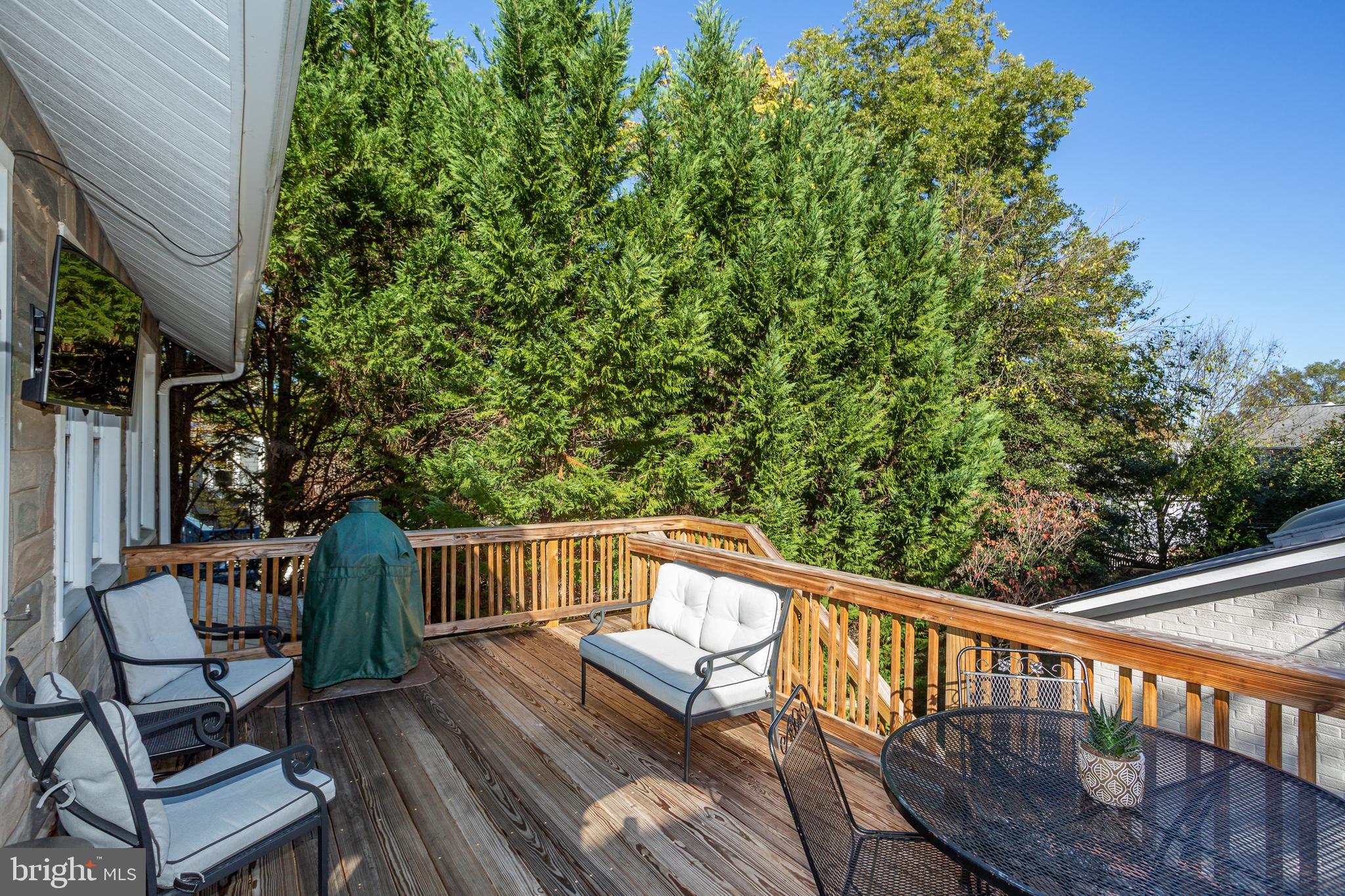 1109 Russell Road Alexandria, VA 22301 - Photo 44 of 50 Large deck off kitchen