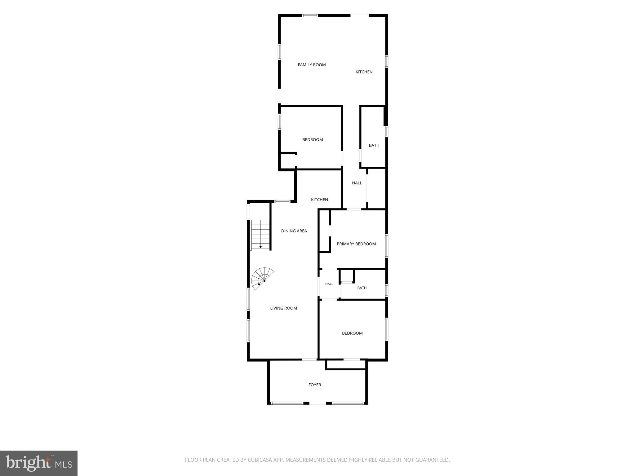 8608 Oak Road Baltimore, MD 21219 - Photo 40 of 40 main level floor plan
