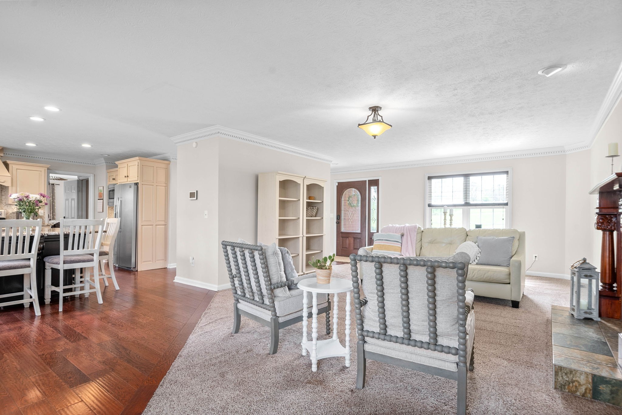 358 Ranch Road Portland, TN 37148 - Photo 9 of 43 a view of a livingroom with furniture and wooden floor