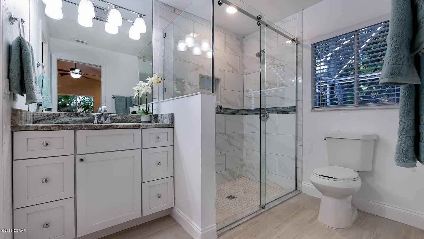 73 Glenview Avenue Ponce Inlet, FL 32127 - Photo 20 of 36 Master Bathroom