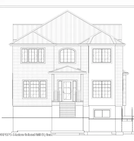 a black and white photo of a house