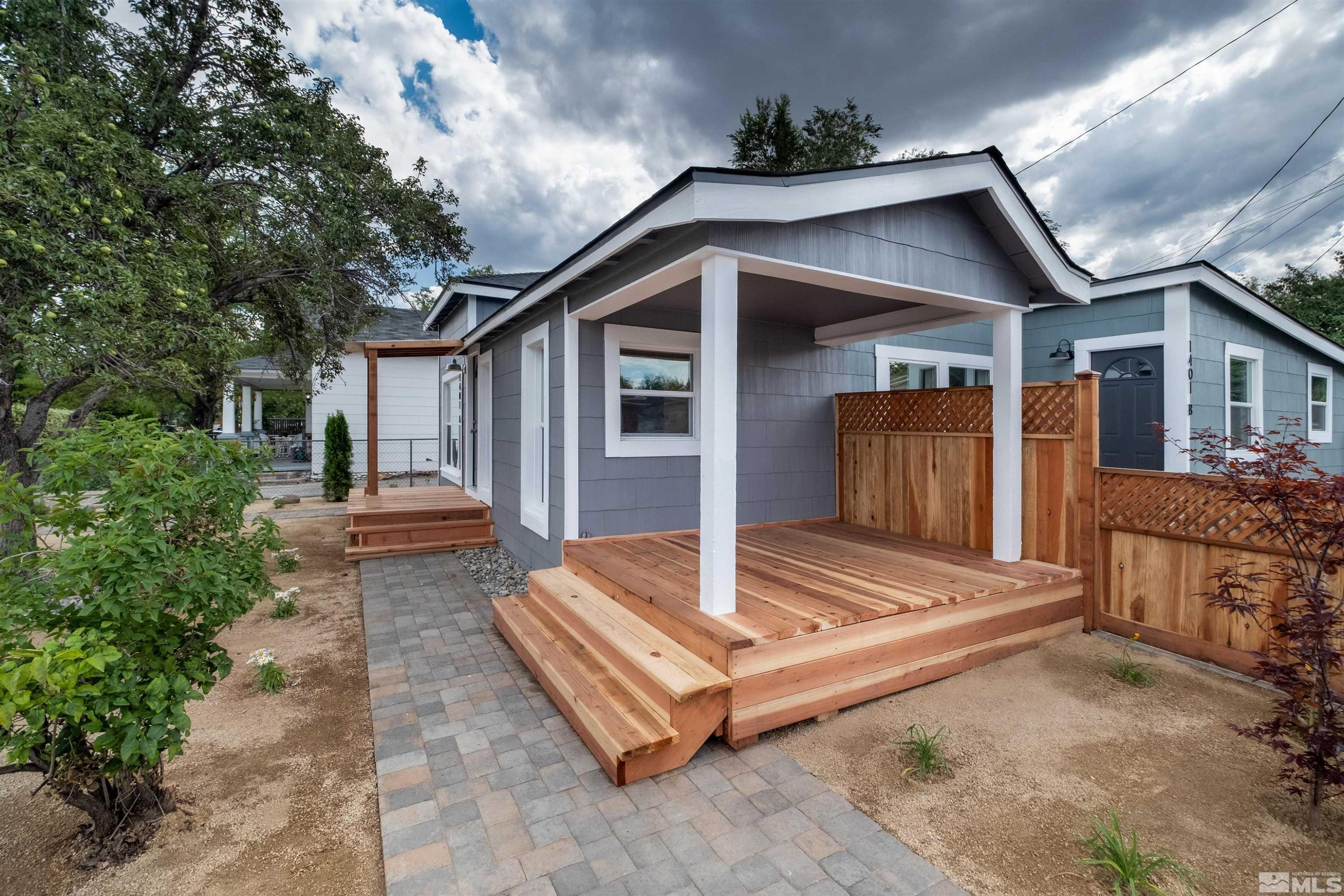 1401 Locust Street Reno, NV 89502 - Photo 3 of 29 a front view of a house with garden