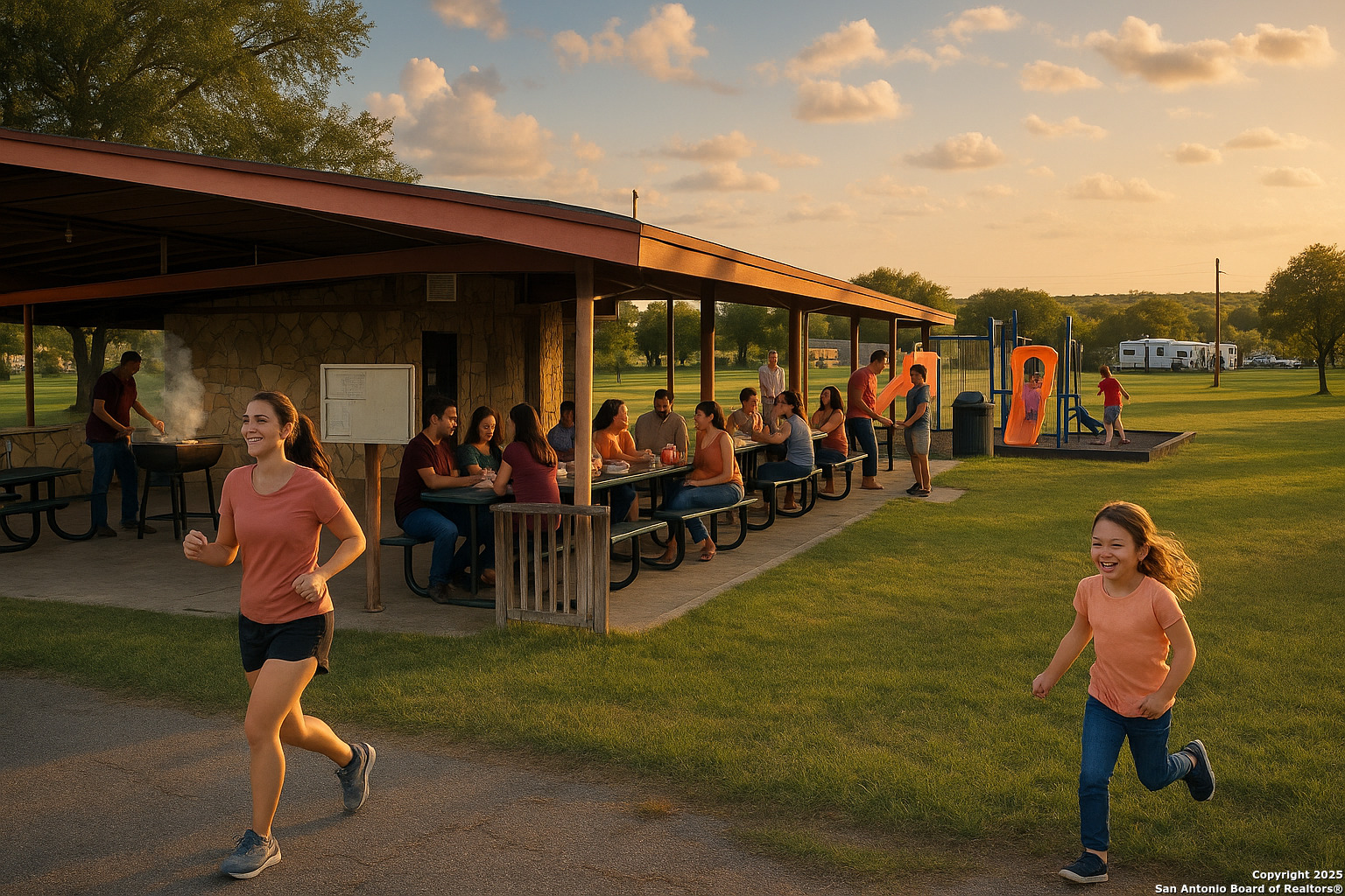 628 Winding River Lane Spring Branch, TX 78070 - Photo 13 of 16 a view of a chairs and tables in patio