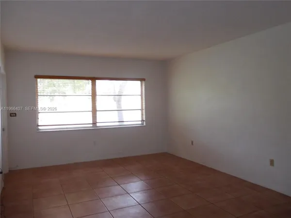 a view of a window in a room