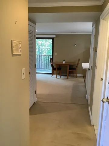 a view of livingroom with furniture and window