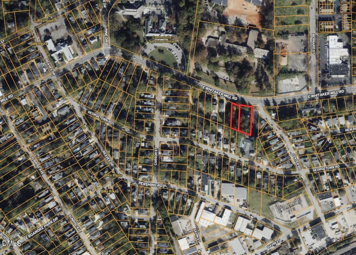 518 & 522 Whitaker Mill Road Aerial