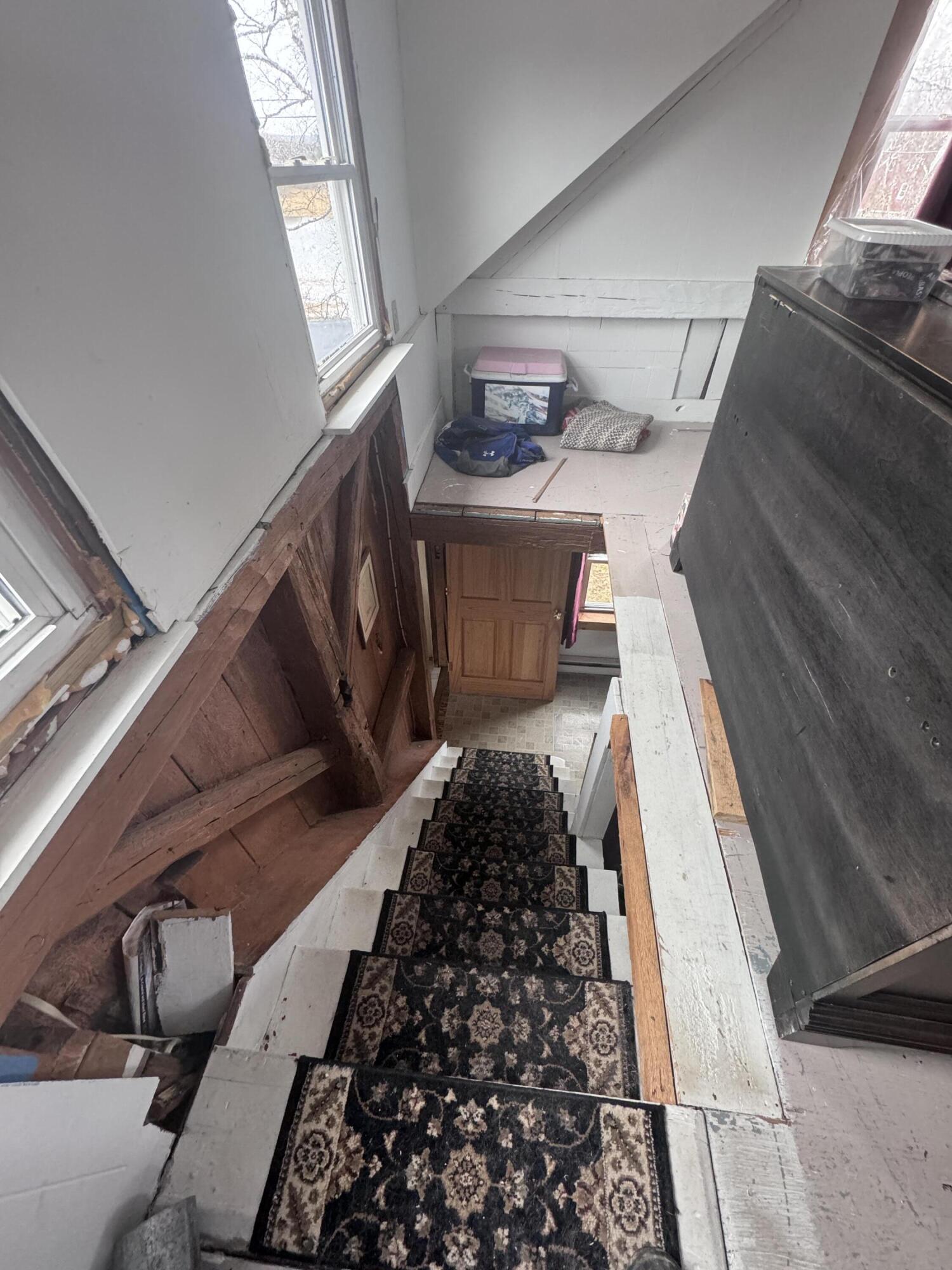 434 Chapel Road Waldoboro, ME 04572 - Photo 9 of 12 Stairway from second floor